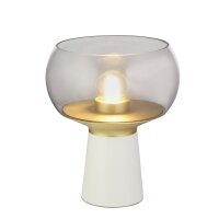 Tischlampe E27 28 cm Ø 24 cm in Weiß...