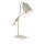 Schreibtischlampe Grau Gold verstellbar 49 cm Marmor Sockel