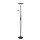 LED Deckenfluter dimmbar 193 cm 3000 K Schwarz Lesearm