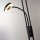LED Deckenfluter dimmbar 193 cm 3000 K Schwarz Lesearm