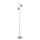LED Stehlampe Chrom H: 152 cm 4000 K 1878 lm Glas Metall