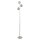 LED Stehlampe Chrom H: 152 cm 4000 K 1878 lm Glas Metall