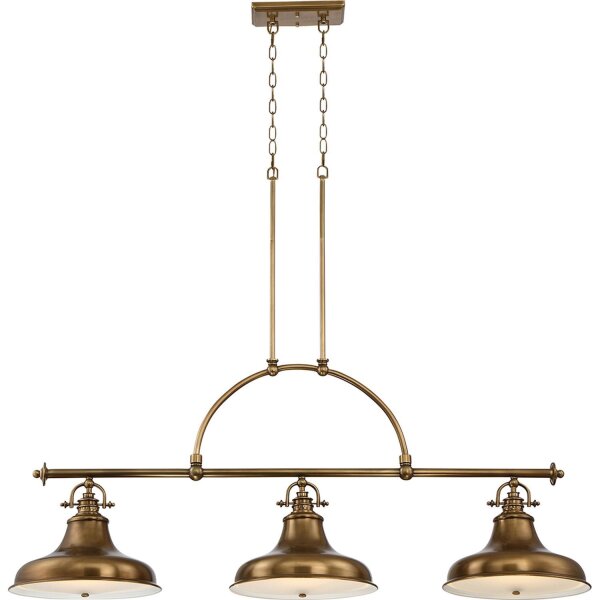 Pendelleuchte RURAL Messing Lampe 3xE27 L:133cm