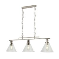 Pendelleuchte 3-flammig E27 B: 95 cm Vintage Design
