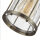 Wandleuchte E27 in Messing Antik Klar Glas Metall Vintage