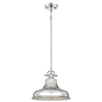 H&auml;ngelampe RURAL Silber verstellbar Esstisch Lampe