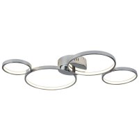 LED Deckenlampe Chrom B: 75 cm 3000 K 2240 lm Metall