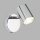 LED Wandleuchte Chrom 3000 K 359 lm Metall verstellbar