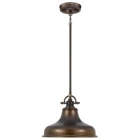 Pendelleuchte RURAL Braun Ø34cm Esstisch Lampe