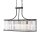 Hängelampe Kristall 78 cm lang 5x E14 Metall Glas
