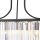 Hängelampe Kristall 78 cm lang 5x E14 Metall Glas