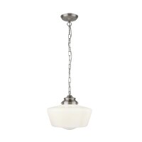 Hängeleuchte IP44 E27 D: 30 cm in Silber matt...