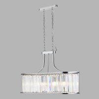 Pendelleuchte Kristall 78 cm lang H: max. 1,5 cm 2x E14