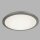 LED Deckenleuchte Bad IP44 D: 30 cm Chrom 4000 K rund flach