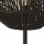 Tischleuchte Schwarz 55 cm Ø 30,5 cm Seil Schirm E27Modern