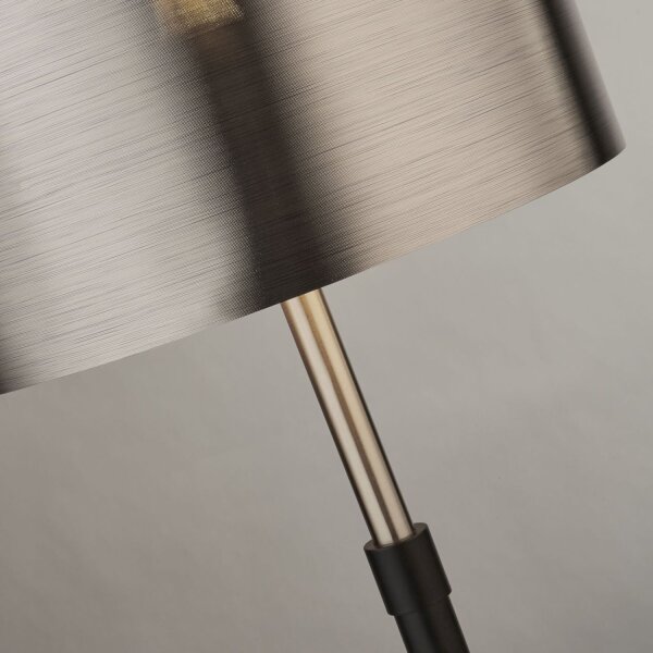 Nachttischleuchte E27 59,5 cm Schwarz Modern
