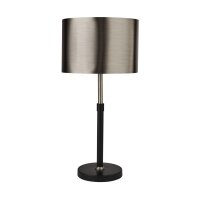 Nachttischleuchte E27 59,5 cm Schwarz Modern