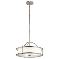 H&auml;ngelampe CORDA 3-flmg &Oslash;61cm verstellbar Lampe