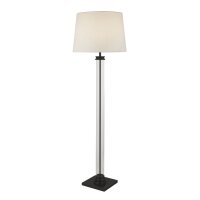 Stehlampe klein 156 cm Schwarz Wei&szlig; E27
