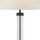 Stehlampe klein 156 cm Schwarz Weiß E27