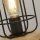 Tischlampe klein H: 24,5 cm Ø 18 cm E27 Metall Holz
