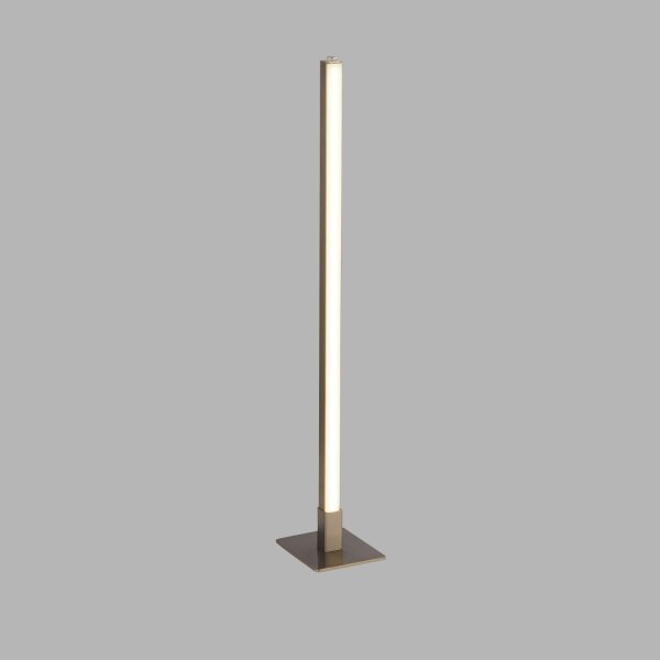 LED Tischlampe mit Touch Funktion 50 cm in Silber matt