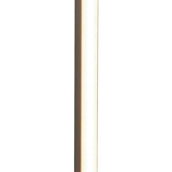 LED Tischlampe mit Touch Funktion 50 cm in Silber matt