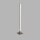LED Tischlampe mit Touch Funktion 50 cm in Silber matt