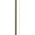 LED Tischlampe mit Touch Funktion 50 cm in Silber matt