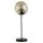 Tischleuchte E27 57 cm Schwarz Champagner Glas Metall