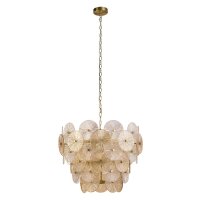 Hängelampe Glas Metall Ø 64 cm 9x G9 Modern...