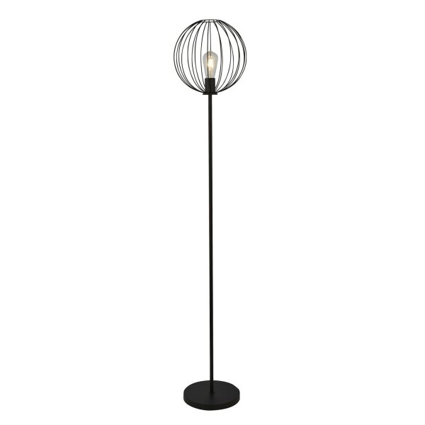 Stehlampe Schwarz E27 161 cm Metall Retro CAMERON