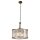 Hängeleuchte Kristall rund Ø 50 cm 2x E14 in Messing antik