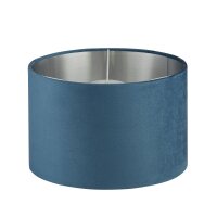 Lampenschirm Petrol Silber f&uuml;r H&auml;ngelampe...