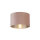 Lampenschirm Samt D: 28 cm in Pink Silber rund