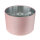 Lampenschirm Samt D: 28 cm in Pink Silber rund