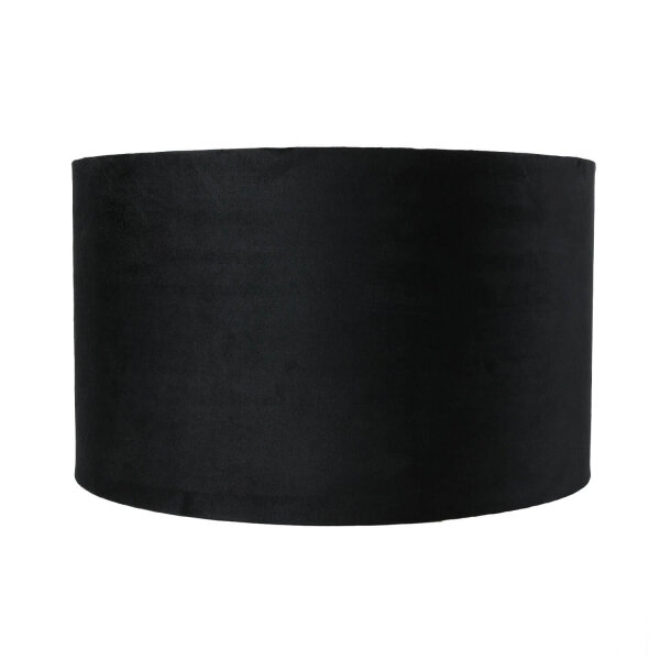 Lampenschirm Hängelampe Schwarz Gold Ø 40 cm Stoff Modern