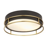 Deckenlampe IP44 D: 30 cm 2x E14 rund Badezimmer