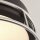 Deckenlampe Bad IP44 2x E14 D: 30 cm Schwarz Chrom