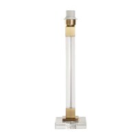 Gestell für Tischlampe Glas Metall in Messing H: 48...