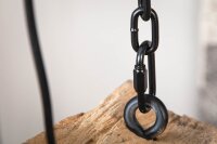 Längliche Hängelampe Holz Natur L:73 cm E27...