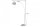 XXL Bogenlampe Metall 205 cm E27 Retro elegant in Gold