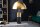 Tischlampe Metall Schwarz Gold Leselicht E27 52 cm hoch