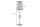 Stehlampe Metall Nylon Gold Schwarz E27 160 cm elegant