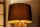 Natürliche Stehlampe Schwarz Gold 151 cm Holz Baumwolle