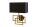 Wandlampe Stoff blendarm T:20 cm E27 in Gold Schwarz