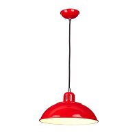 Pendelleuchte SECRETER Rot &Oslash;30cm verstellbar Lampe