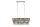 Lange Pendelleuchte Glas Metall 88 cm E14 Modern