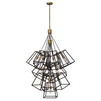 Pendellampe TORRE in Bronze Ø85cm kürzbar...