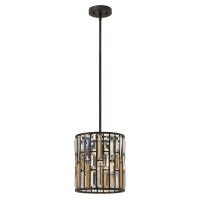 Pendelleuchte PRISM Bronze Ø26cm Art Déco...